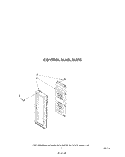 CONTROL PANEL Diagram and Parts List for KCMS132SBL2  KitchenAid Microwave