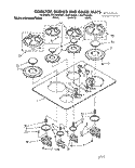 Part Location Diagram of 3181347 Whirlpool Cooktop, Glass (White Model)