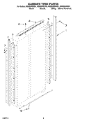 CABINET TRIM Diagram and Parts List for KSSS36QKT01  KitchenAid Refrigerator