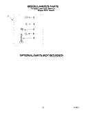 MISCELLANEOUS, OPTIONAL Diagram and Parts List for LSR8444LT0  Whirlpool Washer