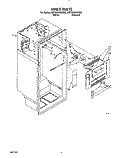 LINER Diagram and Parts List for 3ET18GKXWG02  Whirlpool Refrigerator
