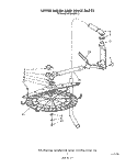 UPPER WASH AND RINSE Diagram and Parts List for 4KUDS220T2  KitchenAid Dishwasher