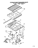 COMPARTMENT SEPARATOR Diagram and Parts List for ET18DKXWN00  Whirlpool Refrigerator
