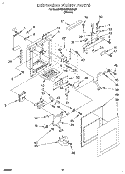DISPENSER FRONT Diagram and Parts List for KSPB22QBBL00  KitchenAid Refrigerator