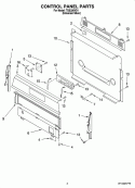 Part Location Diagram of WPW10271756 Whirlpool Control, Electric
