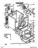 SECTION Diagram and Parts List for LE6800XTG0  Whirlpool Dryer