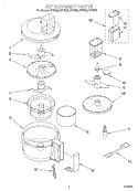 SECTION Diagram and Parts List for KFP500WH  KitchenAid Food Processor