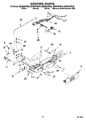 CONTROL PARTS Diagram and Parts List for GS6SHEXNT03  Whirlpool Refrigerator