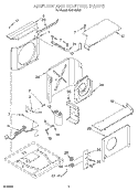 Part Location Diagram of 1182964 Whirlpool SWITCH-ROT