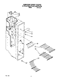 FREEZER LINER Diagram and Parts List for RS20CKXZW00  Roper Refrigerator
