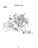 ICE MAKER Diagram and Parts List for 8624W0A  Roper Refrigerator