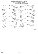 WIRING HARNESS Diagram and Parts List for LST9245BZ2  Whirlpool Washer
