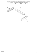MICROWAVE COMPARTMENT Diagram and Parts List for KEMC378HWH0  KitchenAid Microwave Oven Combo