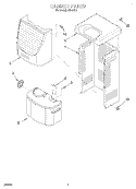 SECTION Diagram and Parts List for AD41G0  Whirlpool Dehumidifier