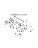FREEZER CONTROL PANEL Diagram and Parts List for KSSS36DWW01  KitchenAid Refrigerator