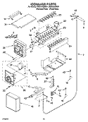 ICEMAKER PARTS Diagram and Parts List for KSSC42QMS01  KitchenAid Refrigerator