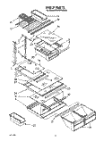 SHELF Diagram and Parts List for ET20GKXXW00  Whirlpool Refrigerator