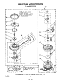 3367441 PUMP AND MOTOR Diagram and Parts List for DP6000XRP2  Whirlpool Dishwasher