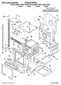 OVEN PARTS Diagram and Parts List for KEMC377KBL04  KitchenAid Microwave Oven Combo