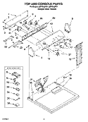 Part Location Diagram of 8545974 Whirlpool PANEL-CNTL