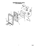 CONTROL PANEL Diagram and Parts List for RM978BXVW2  Whirlpool Microwave Oven Combo