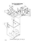 TOP AND CABINET, LIT/OPTIONAL Diagram and Parts List for KAWE900TWH0  KitchenAid Washer