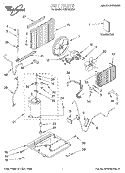 UNIT, LITERATURE Diagram and Parts List for ACD122XG0  Whirlpool Air Conditioner