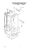 REFRIGERATOR LINER Diagram and Parts List for KSRC22KXAL00  KitchenAid Refrigerator