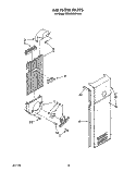 Part Location Diagram of 1110666 Whirlpool DIFFUSER AIR DUCT