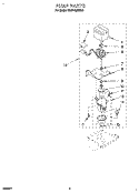 PUMP Diagram and Parts List for KUIS185EWH0  KitchenAid Ice Maker