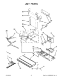 UNIT PARTS Diagram and Parts List for GX5FHTXVY010  Whirlpool Refrigerator