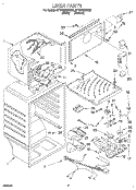 LINER Diagram and Parts List for ET18TMXDN05  Whirlpool Refrigerator