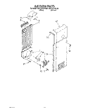 AIR FLOW Diagram and Parts List for KSRC22KXAL00  KitchenAid Refrigerator