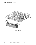 LOWER RACK Diagram and Parts List for KDSS21  KitchenAid Dishwasher