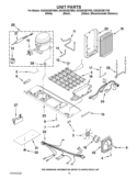 UNIT PARTS Diagram and Parts List for GSS30C6EYF00  Whirlpool Refrigerator