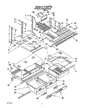 SHELF, LIT/OPTIONAL Diagram and Parts List for 3XARG475WP02  Whirlpool Refrigerator