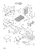 UNIT Diagram and Parts List for 3XKGN7050F02  Whirlpool Refrigerator