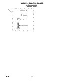 MISCELLANEOUS, LIT/OPTIONAL Diagram and Parts List for LSL9355DQ0  Whirlpool Washer