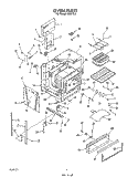 OVEN Diagram and Parts List for N9357L0  Roper Range