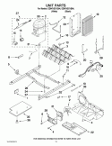 UNIT PARTS Diagram and Parts List for ED5KVEXVQ04  Whirlpool Refrigerator