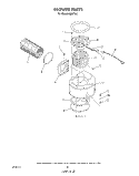BLOWER Diagram and Parts List for N9257L2  Roper Range