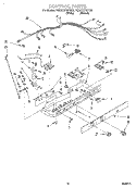 CONTROL Diagram and Parts List for 7GD27DFXFT00  Whirlpool Refrigerator
