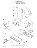UNIT PARTS Diagram and Parts List for KBRS22KWMS6  KitchenAid Refrigerator