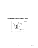 COMPLETE SEALED GAS BURNER Diagram and Parts List for SC8630EWW1  Whirlpool Cooktop