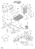 UNIT Diagram and Parts List for 6ED20TKXDW00  Whirlpool Refrigerator