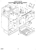 LINER Diagram and Parts List for KTRS22MDBL01  KitchenAid Refrigerator