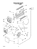 ICEMAKER PARTS, PARTS NOT ILLUSTRATED Diagram and Parts List for RS25AFXMQ00  Roper Refrigerator