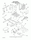 UNIT PARTS Diagram and Parts List for ITQ225301  Inglis Refrigerator