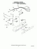 CONTROL PARTS Diagram and Parts List for BRS62BBBNA00  Whirlpool Refrigerator