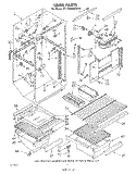 Part Location Diagram of 942182 Whirlpool Glass, Shelf